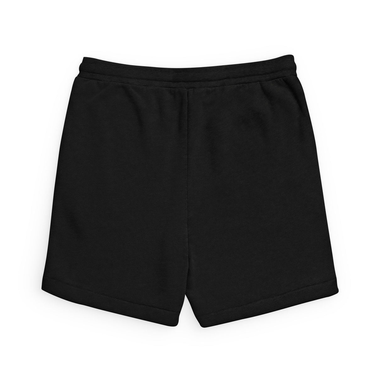 MyLilMonstr Logo Sweatshorts — Black Cozy Fleece Lounge Shorts