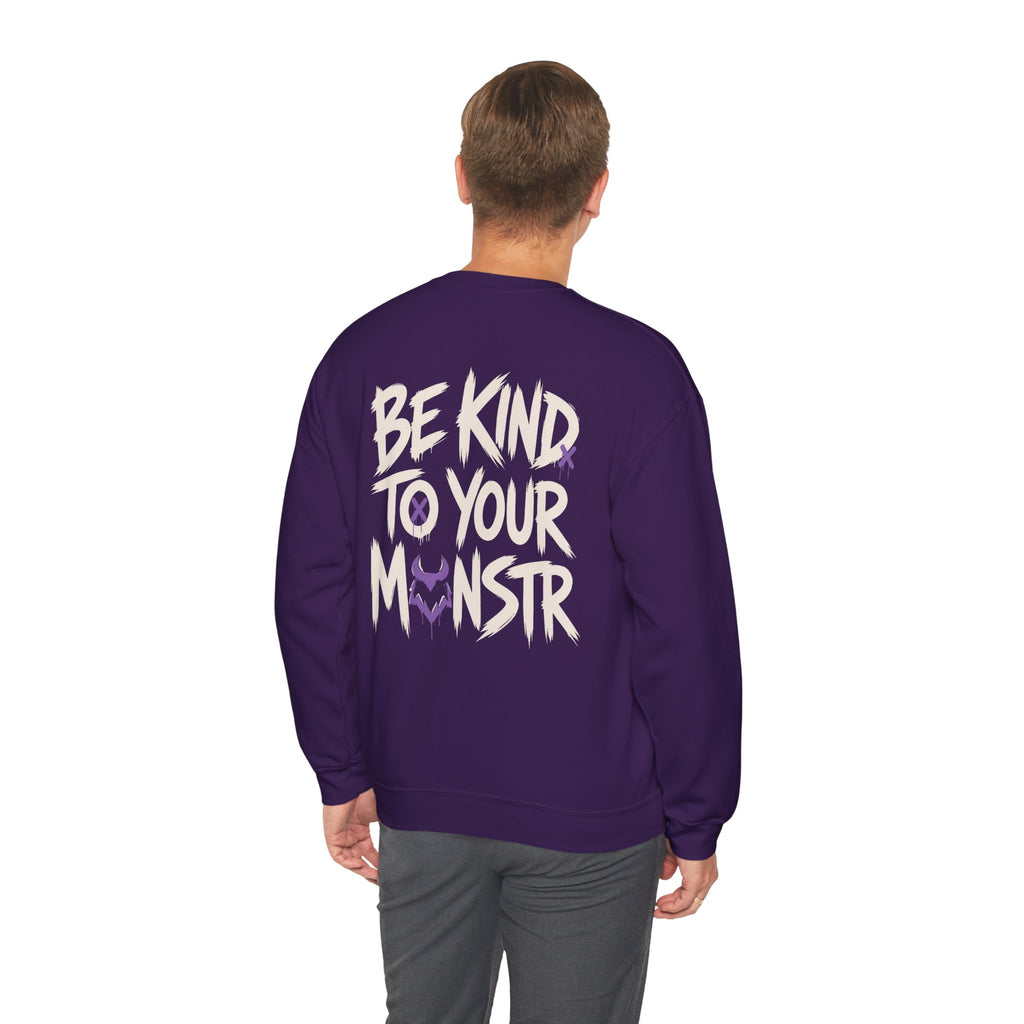 Be Kind To Your Monstr Sweatshirt | Mental Health Awareness