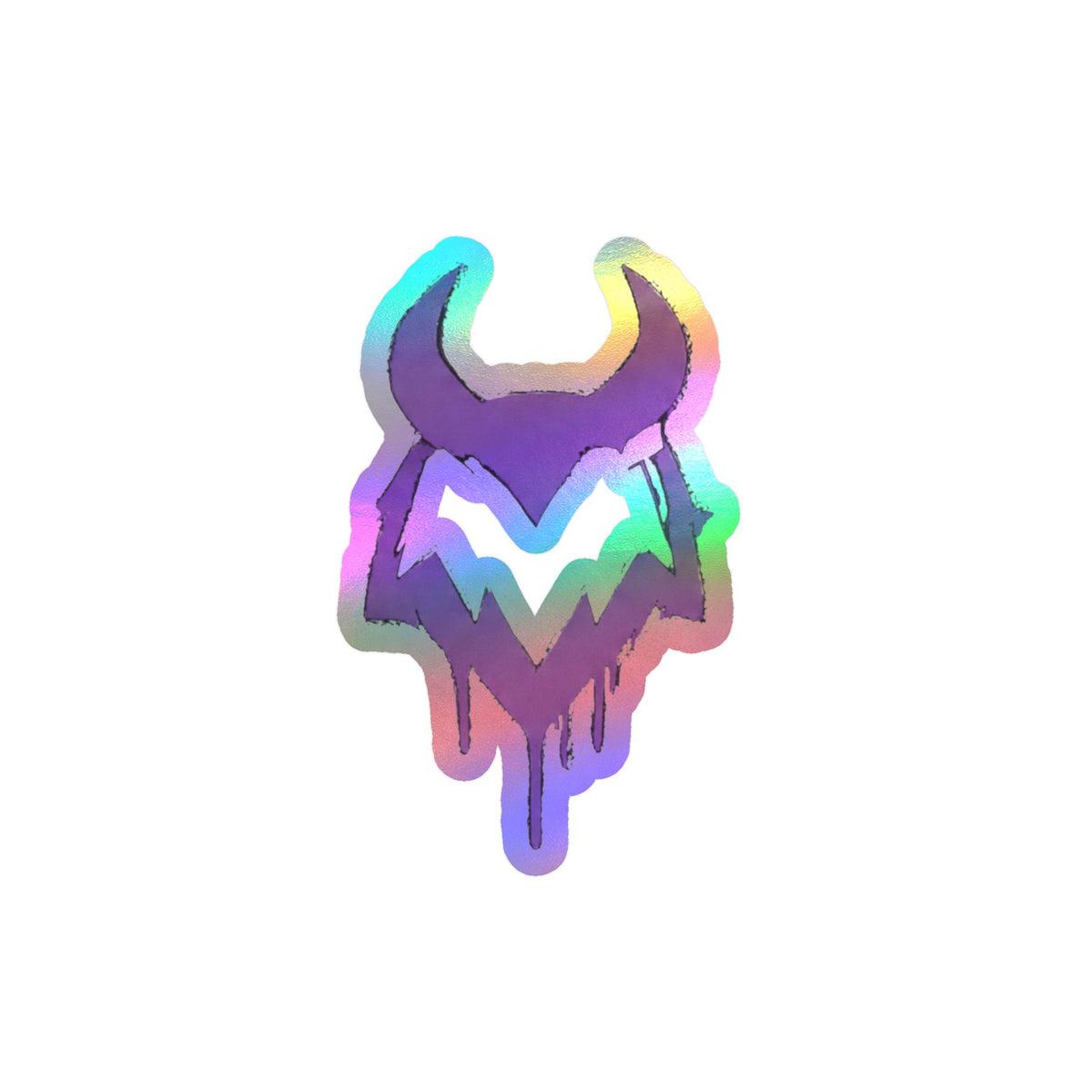 Violet Monstr Decal-MyLilMonstr Mental Health Awareness