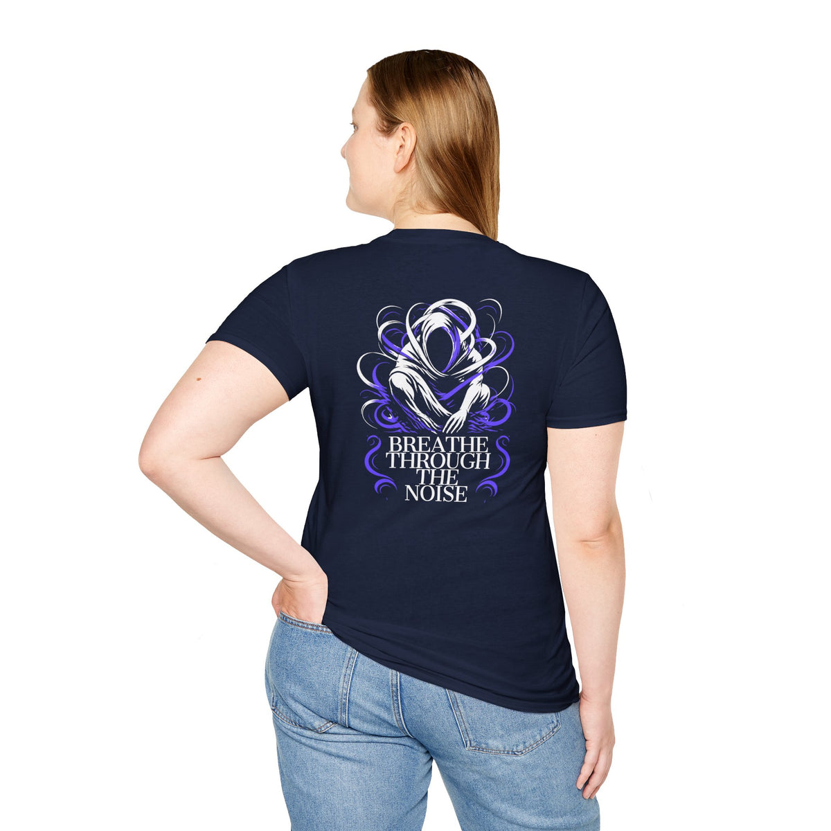 Breathe Through the Noise T-Shirt | Mental Health Awareness