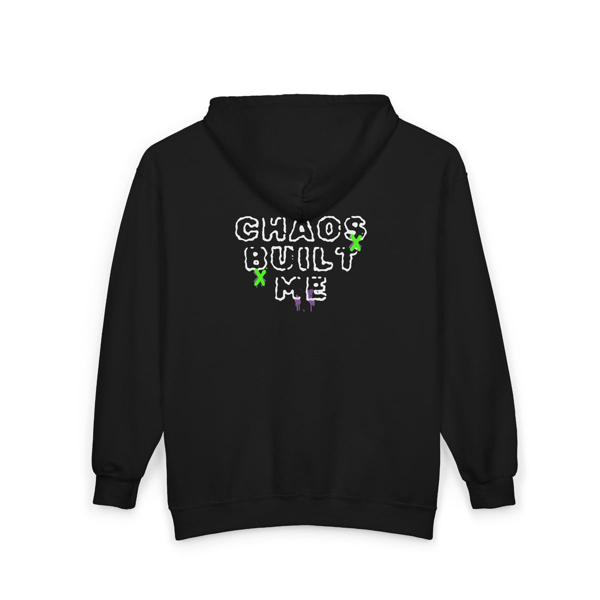 Chaos Built Me Zip Hoodie | Mental Health Awareness