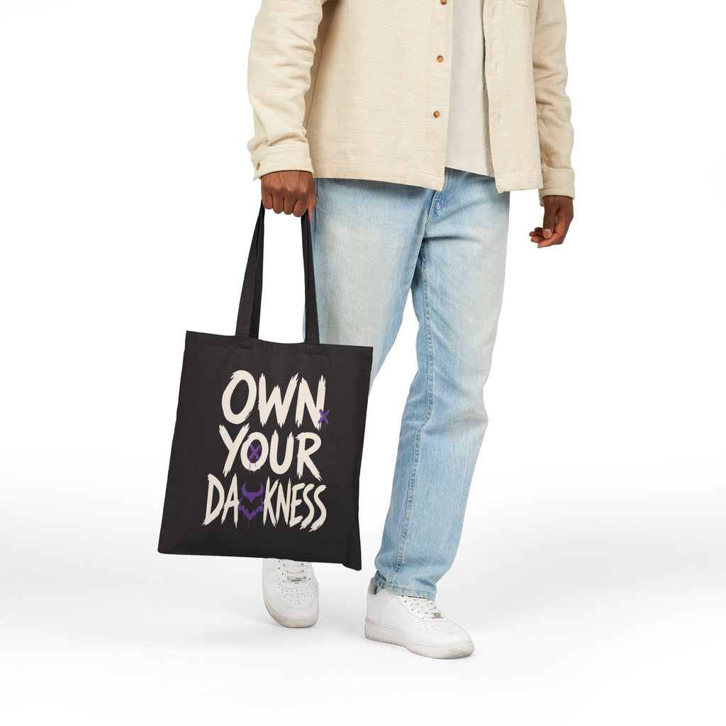 Own Your Darkness Tote Bag | Mental Health Awareness